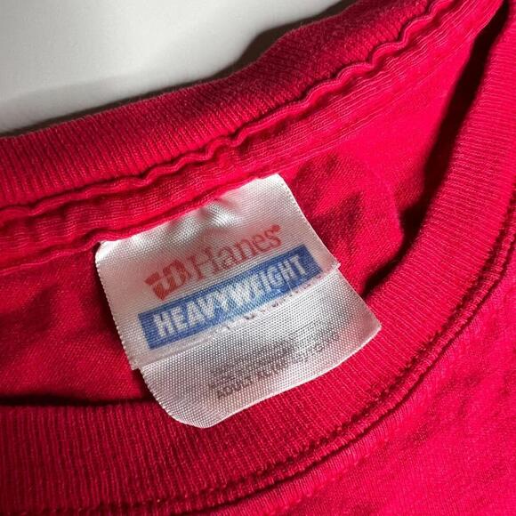 Vintage Throwdown Energy Drink T-Shirt Red Hanes Heavyweight MMA Promo Graphic T - Picture 5 of 6